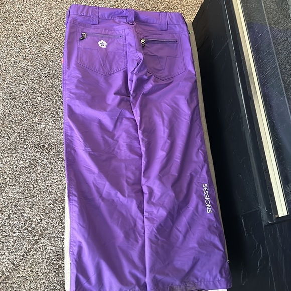 Sessions Zero Shell Snow Pants Purple Women’s Sz M - Picture 6 of 12